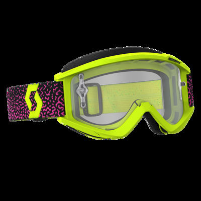 SCOTT RECOIL XI yellow/pink clear works 2018