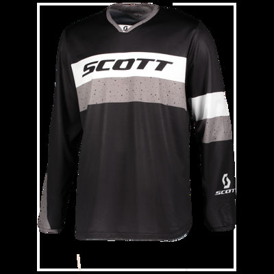 SCOTT jersey 350 TRACK black/white 2019 - XL