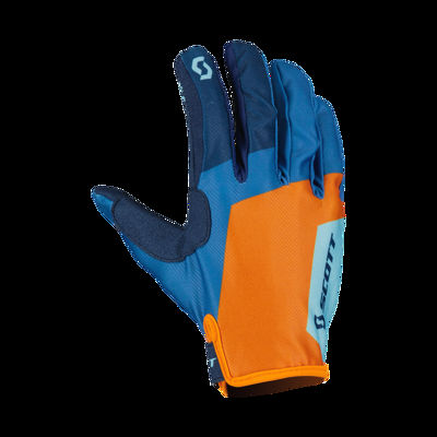 SCOTT glove 350 RACE EVO JUNIOR blue/orange 2023 - L