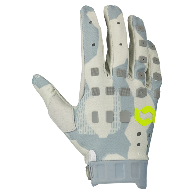 Obrázek glove PODIUM PRO light grey/neon yellow