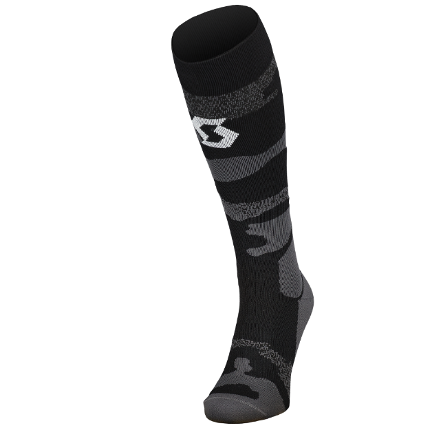 Obrázek Socks Mid Long Camo dark grey/white