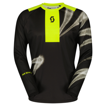 Zobrazit detail produktu - jersey EVO DIRT caviar black/safety yellow Obrázek jersey EVO DIRT caviar black/safety yellow