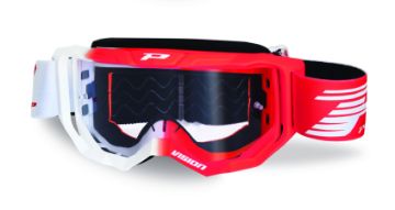 Zobrazit detail produktu - Goggles VISION 3300 white/red - 3310 clear Obrázek Goggles VISION 3300 white/red - 3310 clear