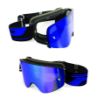 Obrázek Goggles MAGNET 3205 black matt/yellow - 3219 mirrored yellow