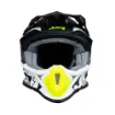Obrázek JUST1 přilba J18F hexa fluo yellow/black/white