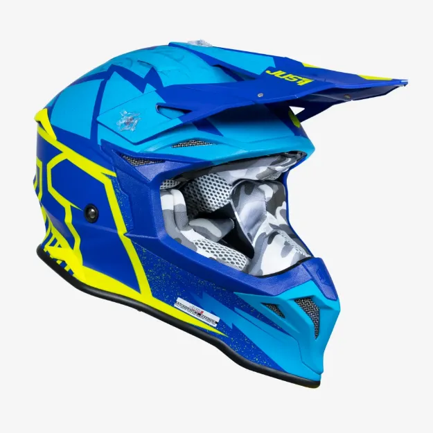 Obrázek JUST1 přilba J39 poseidon fluo yellow blue
