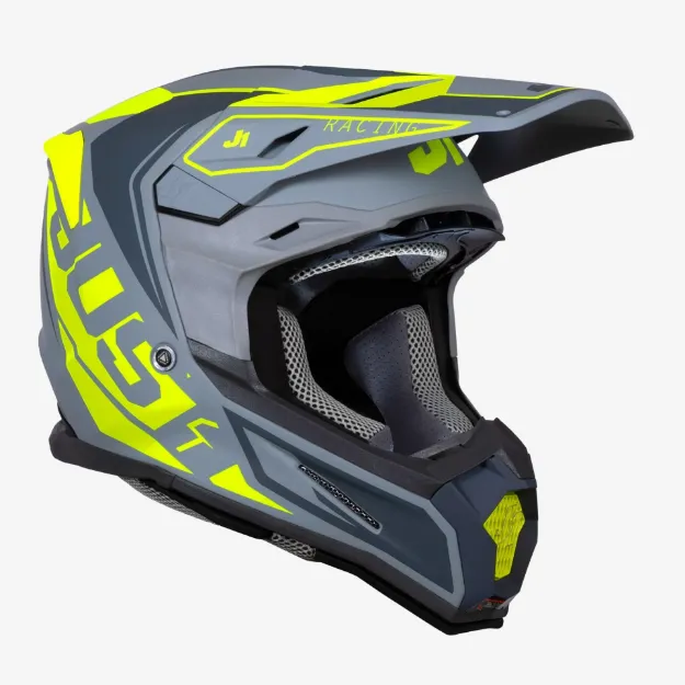 Obrázek JUST1 přilba J22F talent yellow/grey