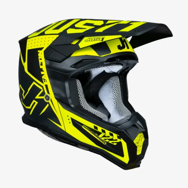 Obrázek JUST1 přilba J22F YOUTH falcon black titanium yellow