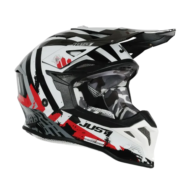 Obrázek JUST1 přilba J39 marshall white/black/red