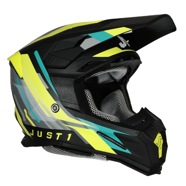 Obrázek JUST1 přilba J22F performance fluo yellow/black