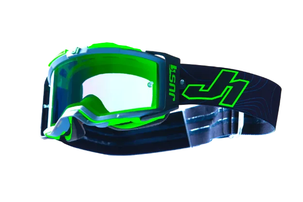 Obrázek JUST1 brýle NERVE FRONTIER black-green mirror green lens